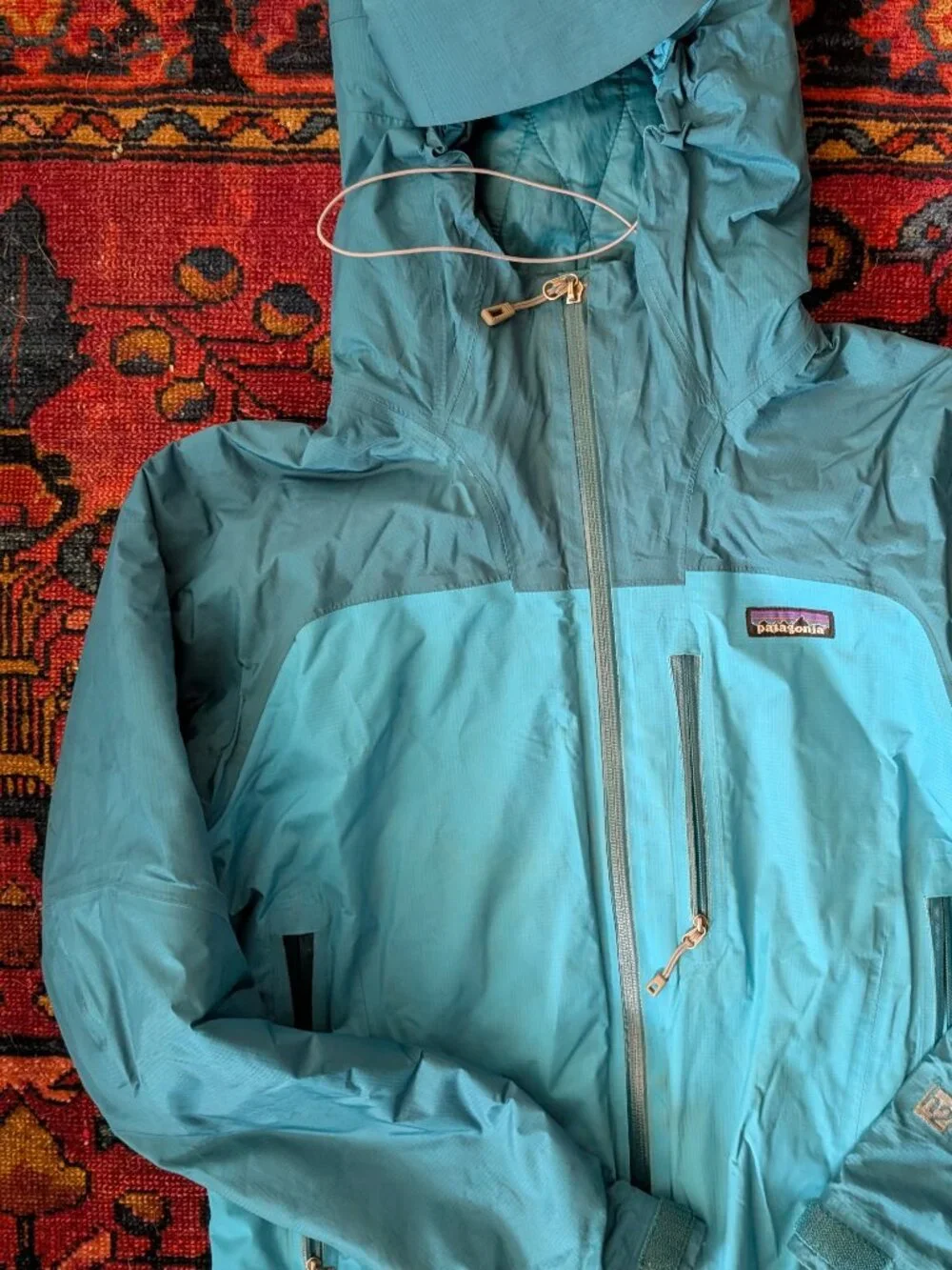 Patagonia Nano Storm H2No PrimaLoft Jacket Teal Women’s Small